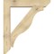 Ekena Millwork Funston Slat Rough Sawn Bracket w/ Offset Brace, Douglas Fir, 8"W x 42"D x 48"H BKT0806X42X48FST06RDF - alternate 2